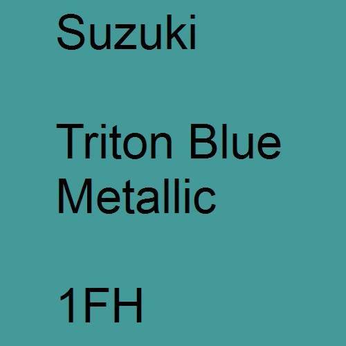 Suzuki, Triton Blue Metallic, 1FH.